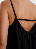 Zwarte mini jurk freda