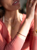 Armbandje met gemstone balletjes