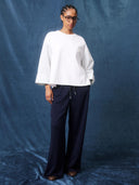 Witte longsleeve venus
