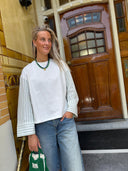 Witte longsleeve venus