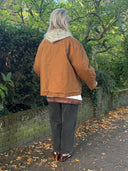 Camel canvas jas