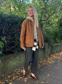 Camel canvas jas
