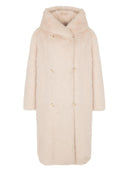 Lange reversible fur jas
