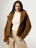 Reversible teddy jacket