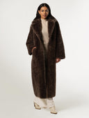 Lange reversible teddy jas