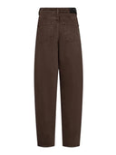 Bruine jeans uni mid rise tall