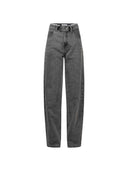 Donkergrijze jeans flip barrel grey tall