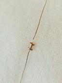 Fijn armbandje met letter I