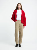 Beige balloon jeans leila