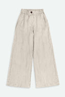 Beige linnen broek lilian