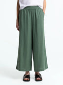 Groene linnen broek hazel