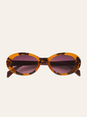 Oranje zonnebril ana amber