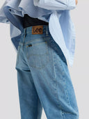 Lichtblauwe jeans rider loose barrel