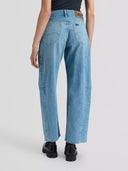 Lichtblauwe jeans rider loose barrel