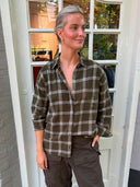 Geruite blouse nash flannel