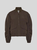 Donkerbruine bomber jacket kosher