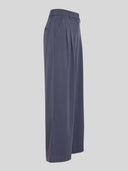 Grijsblauwe pantalon henrika hw pants india ink