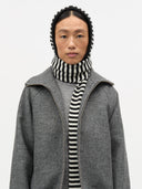 Gestreepte hooded sjaal freja