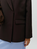 Donkerbruine blazer amariella-m