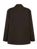 Donkerbruine blazer amariella-m