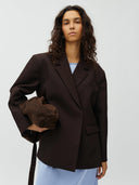 Donkerbruine blazer amariella-m