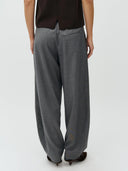 Grijze barrel pantalon elsana-m