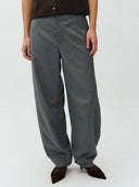 Grijze barrel pantalon elsana-m
