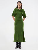 Groene jurk tailormd