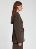 Donkerbruine blazer bessie