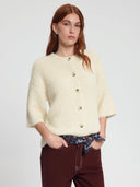 Creme vest tyra