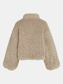 Beige teddy jas