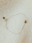 Fijn armbandje met letter S