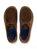 Bruine suede schoenen utti lace
