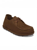 Bruine suede schoenen utti lace