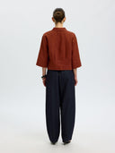 Linnenmix blouse cleo