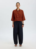 Linnenmix blouse cleo