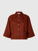 Linnenmix blouse cleo