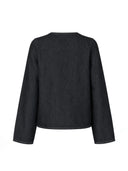 Donkergrijze denim blouse baria-bora