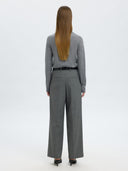 Grijze polo thea ls knit