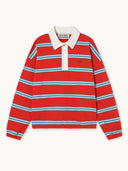 Gestreept polo shirt