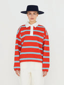 Gestreept polo shirt