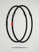 10.mm rope loop black reflective
