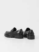 Zwarte leren loafer kenova