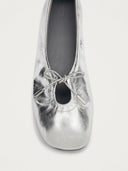 Zilveren ballerina's rosalind