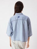 Denim blouse paybou