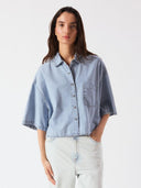 Denim blouse paybou