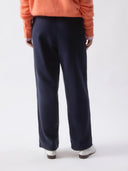 Donkerblauwe joggingsbroek plizzy