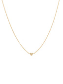 Gouden ketting met hartje te quiero