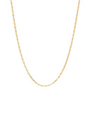 Gouden ketting radiant plain necklace