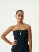 Gouden ketting radiant plain necklace
